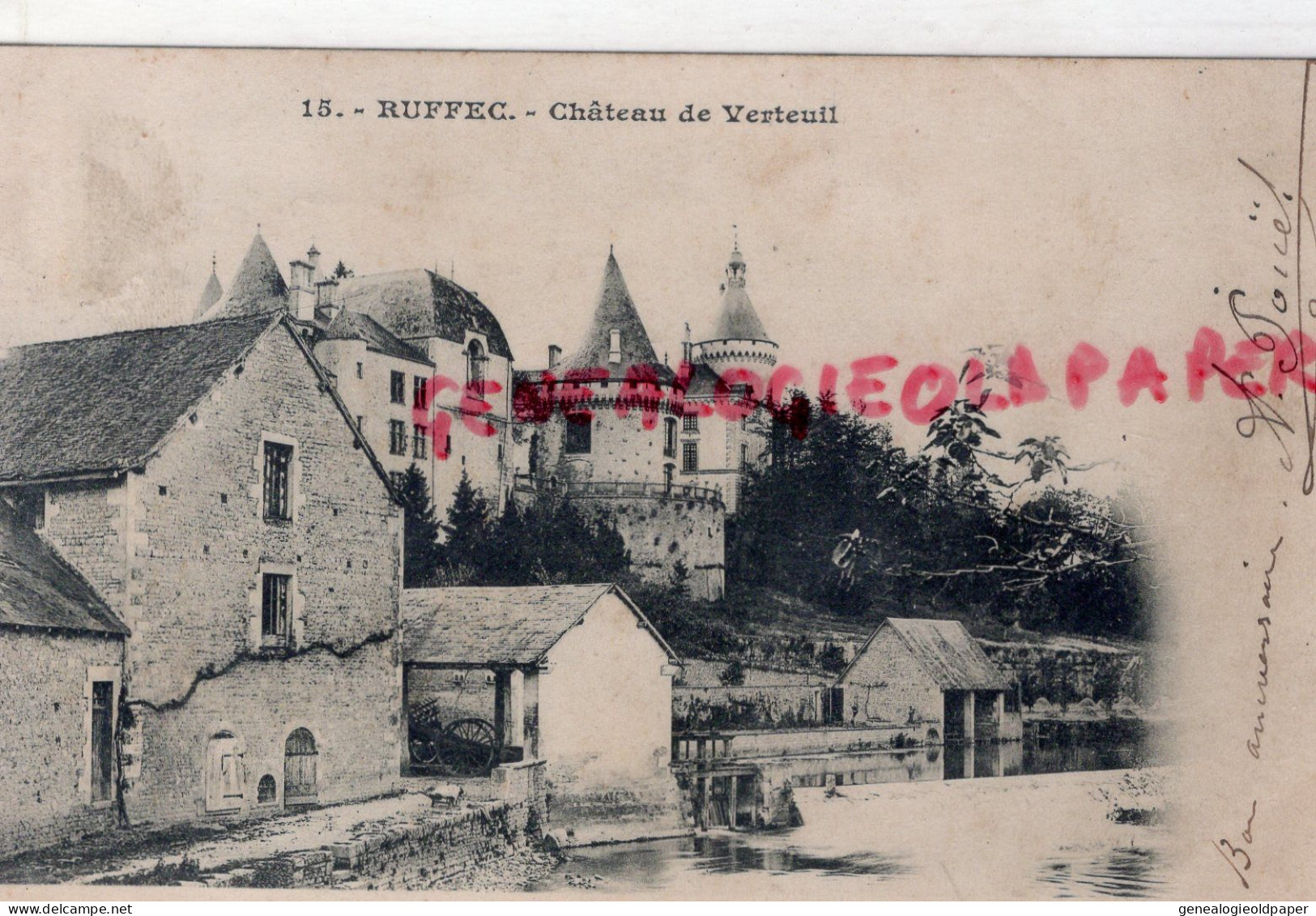 16- RUFFEC - CHATEAU DE VERTEUIL - Ruffec