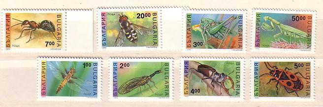 1992/1993  Fauna - INSECT    8 V.-MNH  BULGARIA  / BULGARIE - Ungebraucht