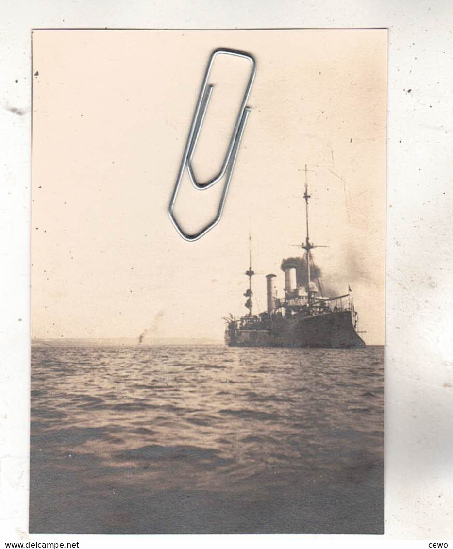 PHOTO NAVIRE DE GUERRE CROISEUR WW1 SMS THETIS ALLEMAND - Barcos