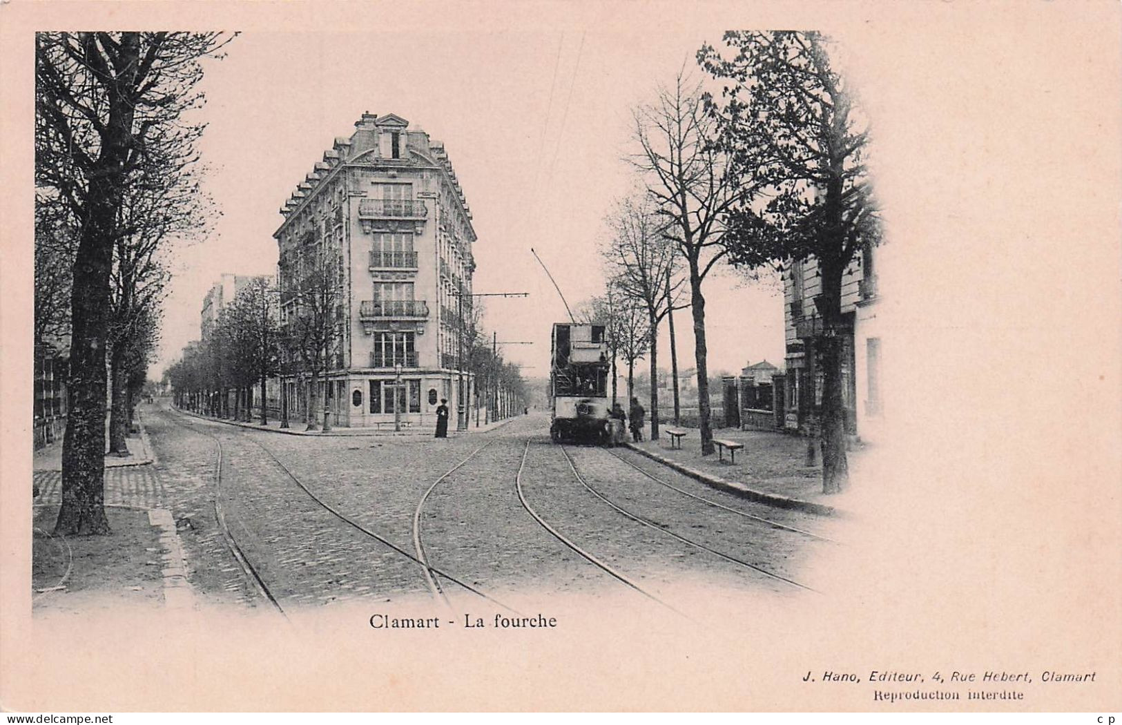 Clamart -  La Fourche - Tramway -   CPA °J - Clamart