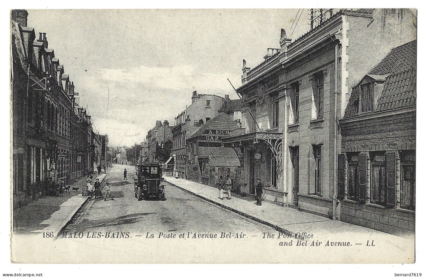 59  Malo Les Bains - La Poste Et L'avenue Du Bel Air - Malo Les Bains