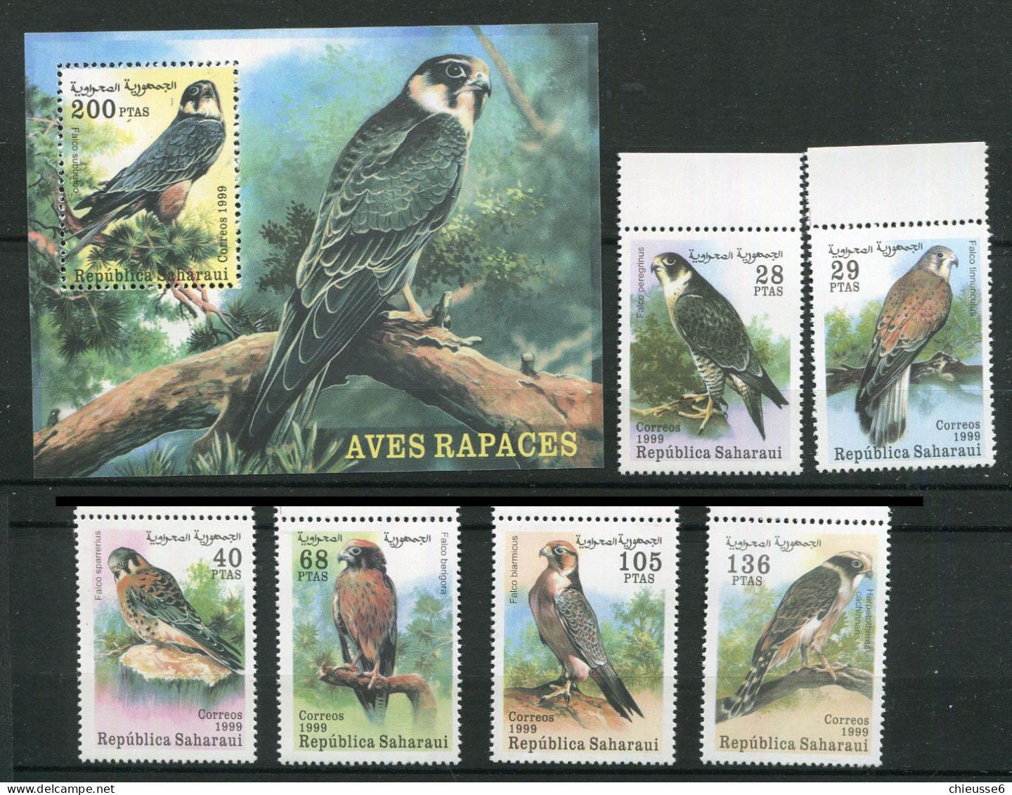 (cl 29B - P. 36- Lot 2) Oiseaux - Rapaces - Aigles & Rapaces Diurnes