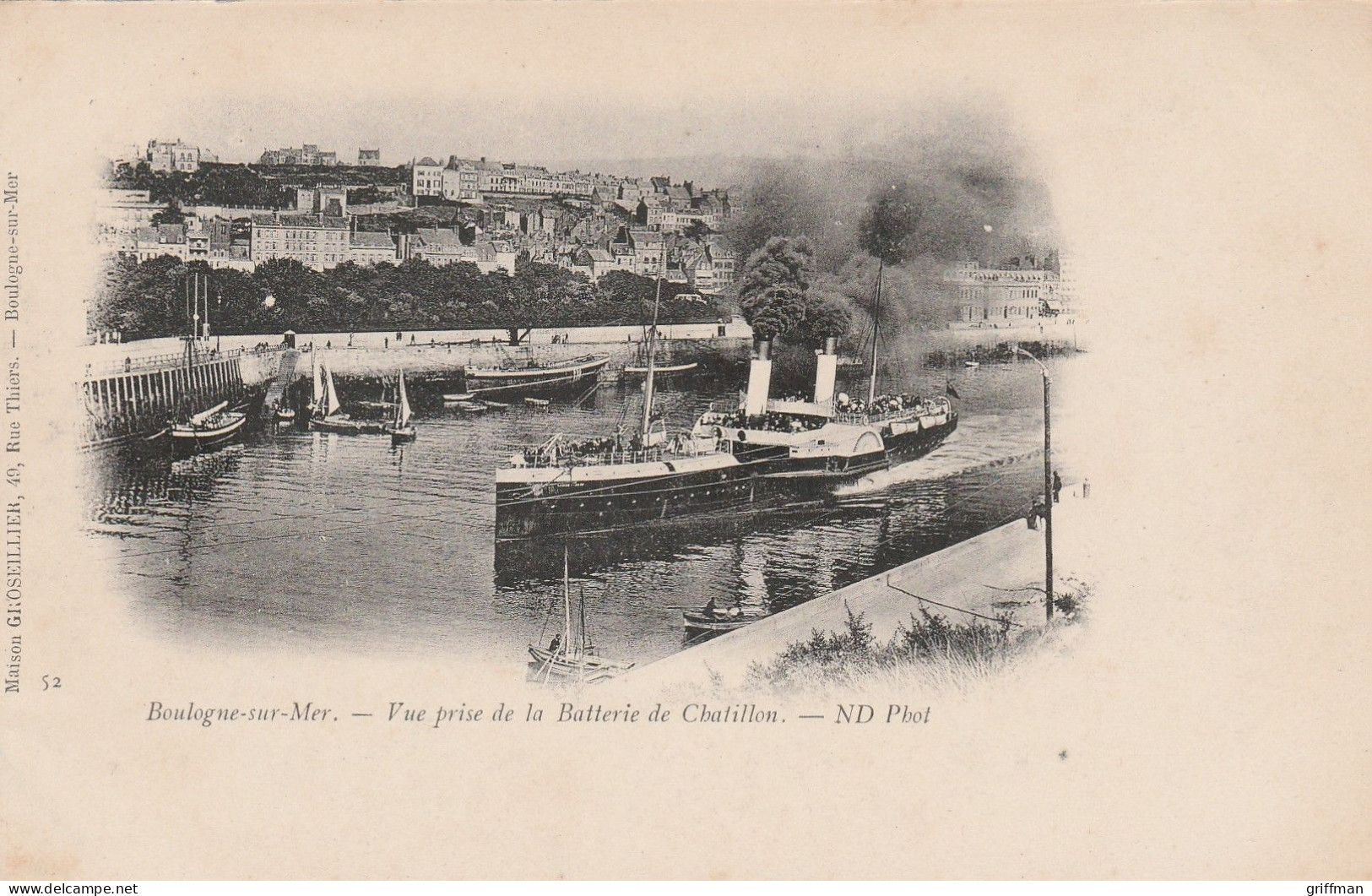 LOT DE 22 CPA BOULOGNE SUR MER PORT PLAGE BATEAUX PECHEUSE CREVETTES TBE