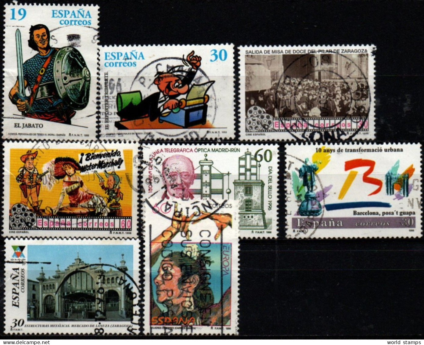 ESPAGNE 1996 O - Used Stamps