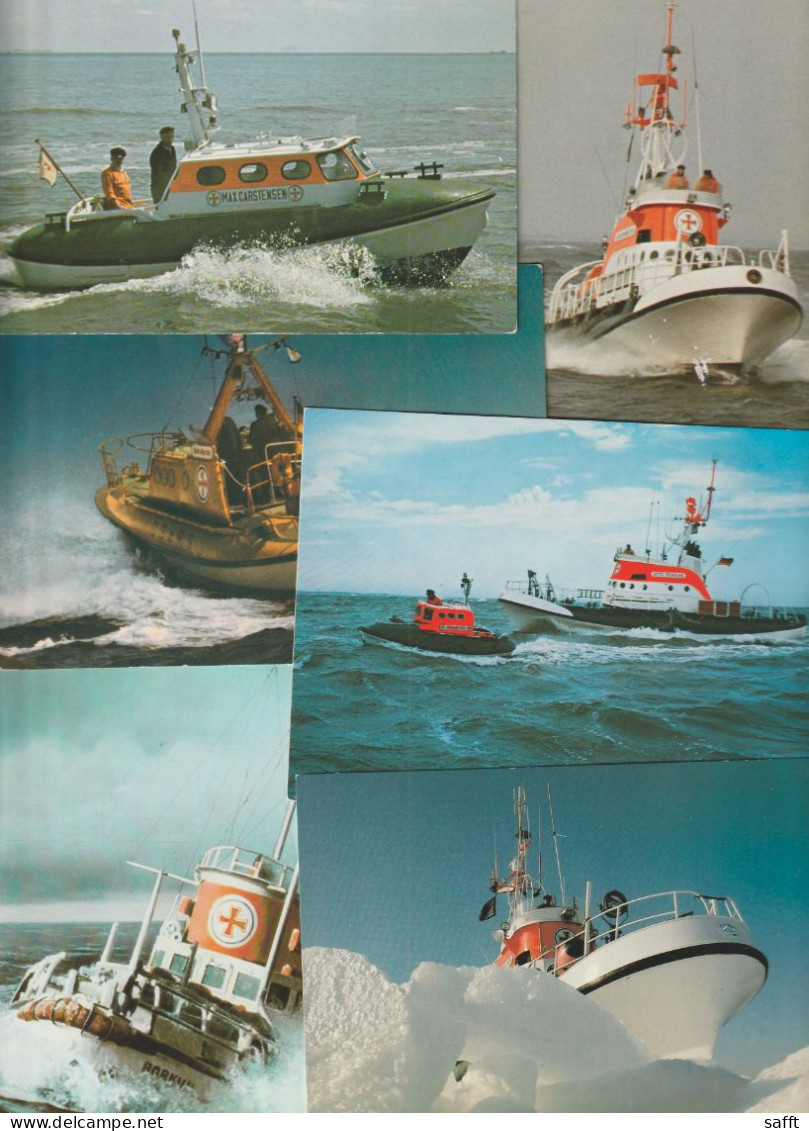 Lot Mit 26 Ansichtskarten Motiv Rettungsboote, Seenotkreuzer, DGzRS - 5 - 99 Karten