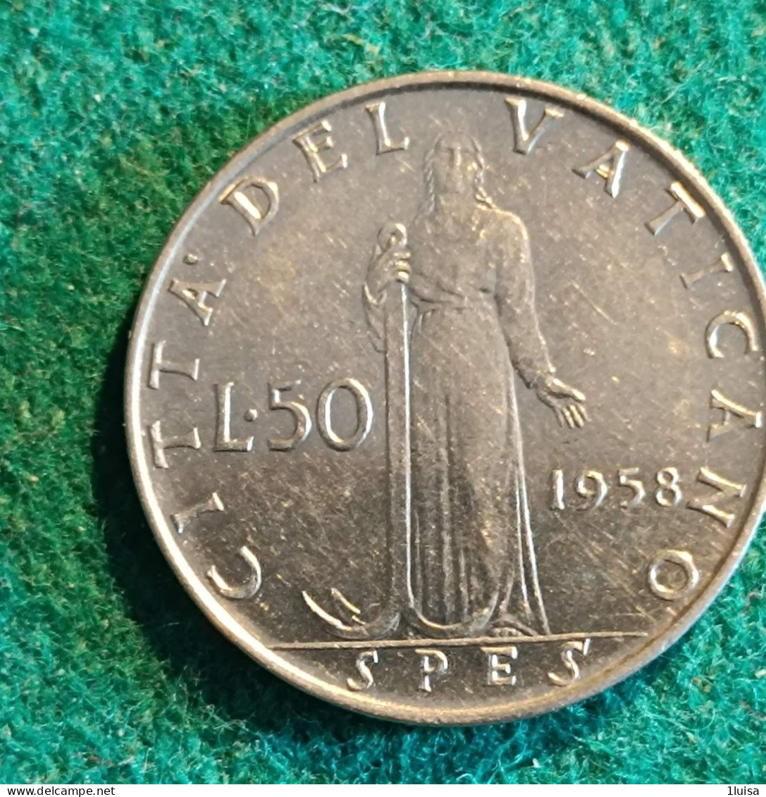 Vaticano 50 Lire 1958 - Vaticaanstad