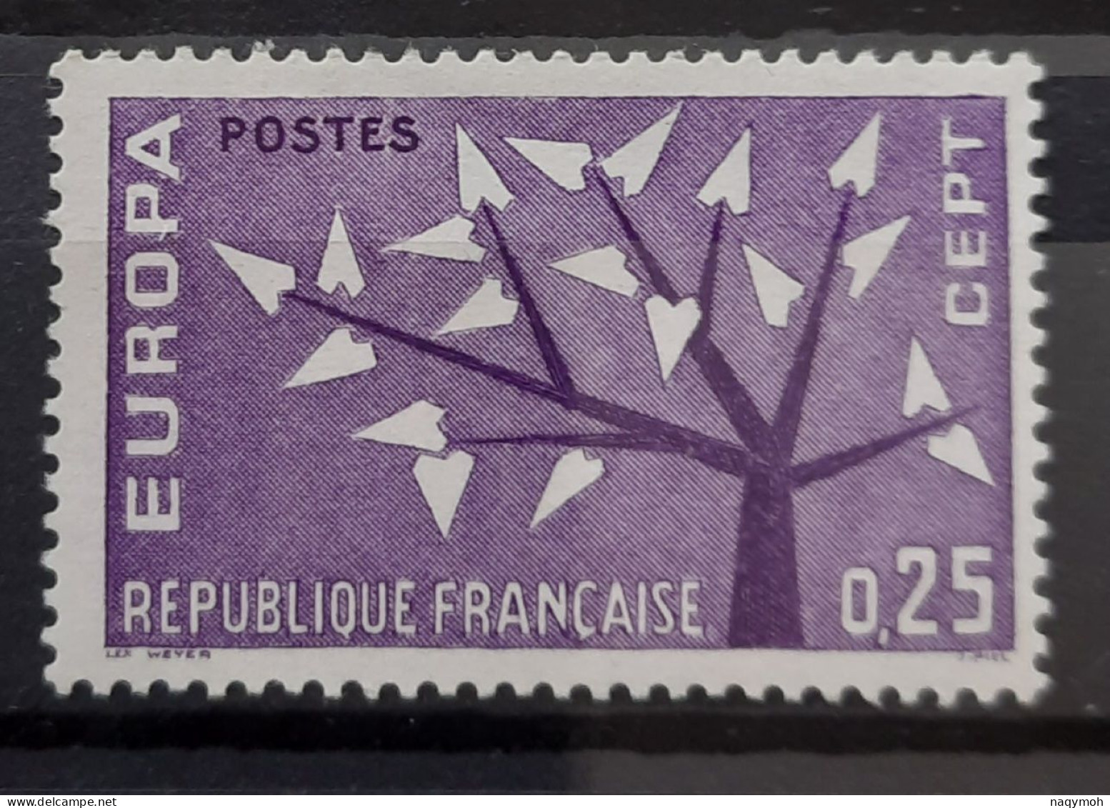 France Yvert 1358** Année 1962 MNH. - Unused Stamps