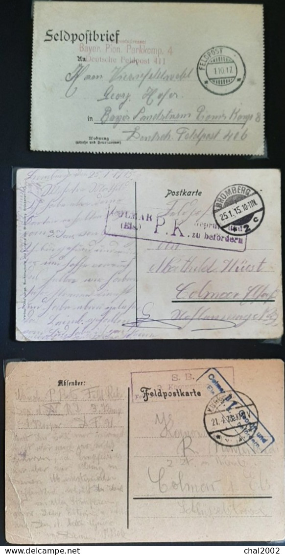 Feldpostkarte  1915 1916 1917 - Storia Postale