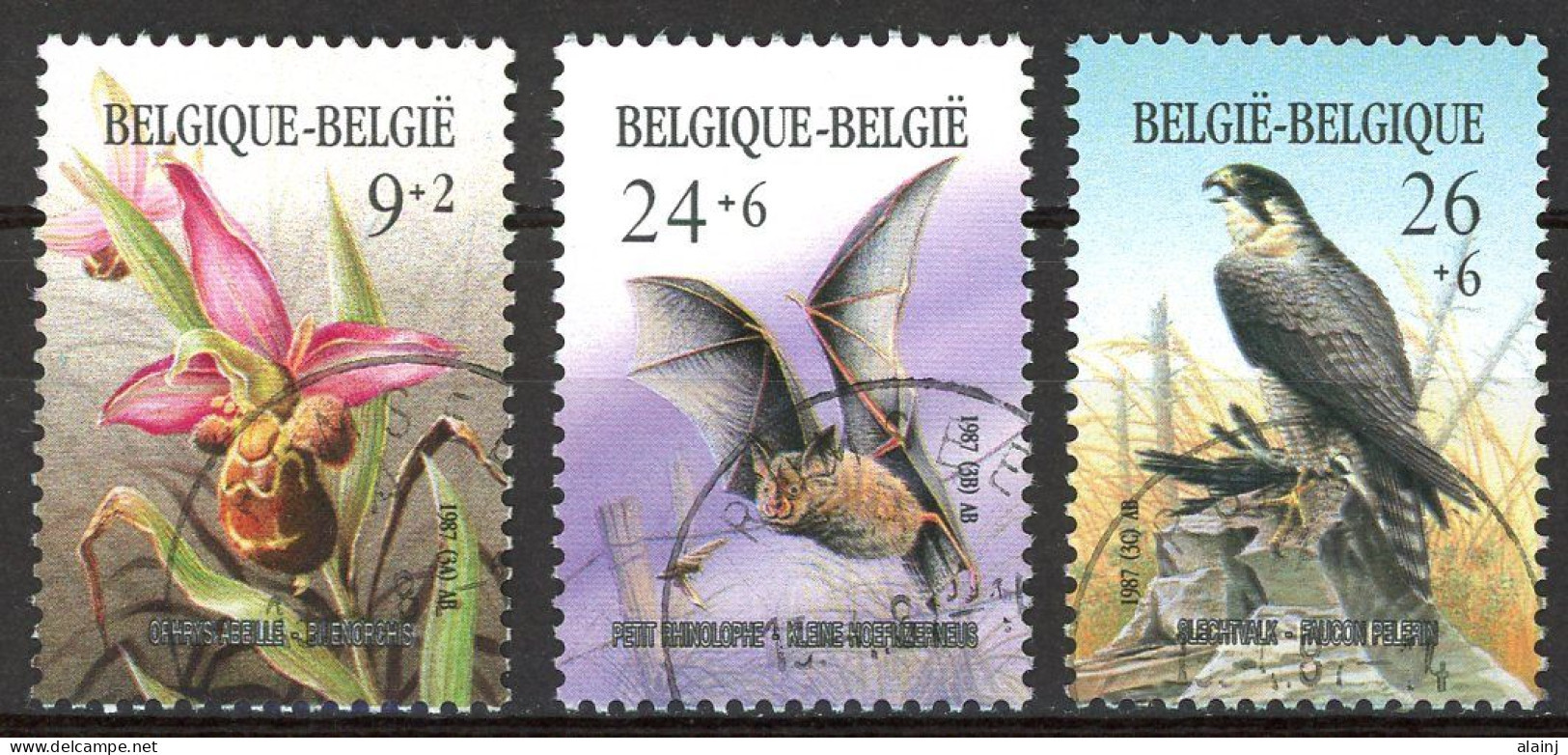 BE   2244 - 2246   Obl.   ---   Protection De L'Environnement  --  Oblitérations Romsée - Used Stamps