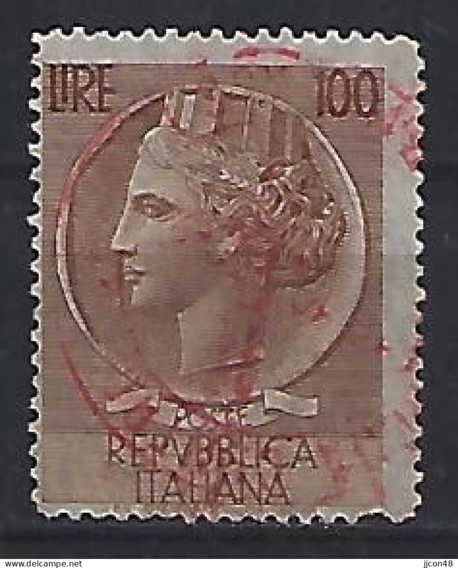 Italy 1955  Italia Turitta (o) Mi.955 A (Wk 4) Gez 13.25 - 1946-60: Afgestempeld