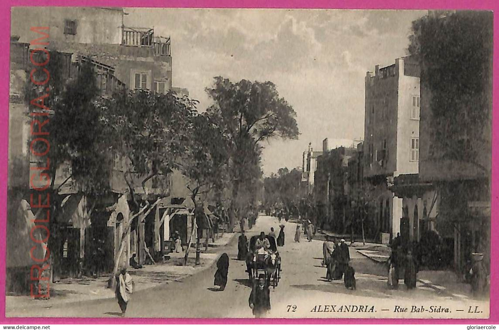 Ag2881 - EGYPT - VINTAGE POSTCARD - Alexandria  - 1908 - Alejandría