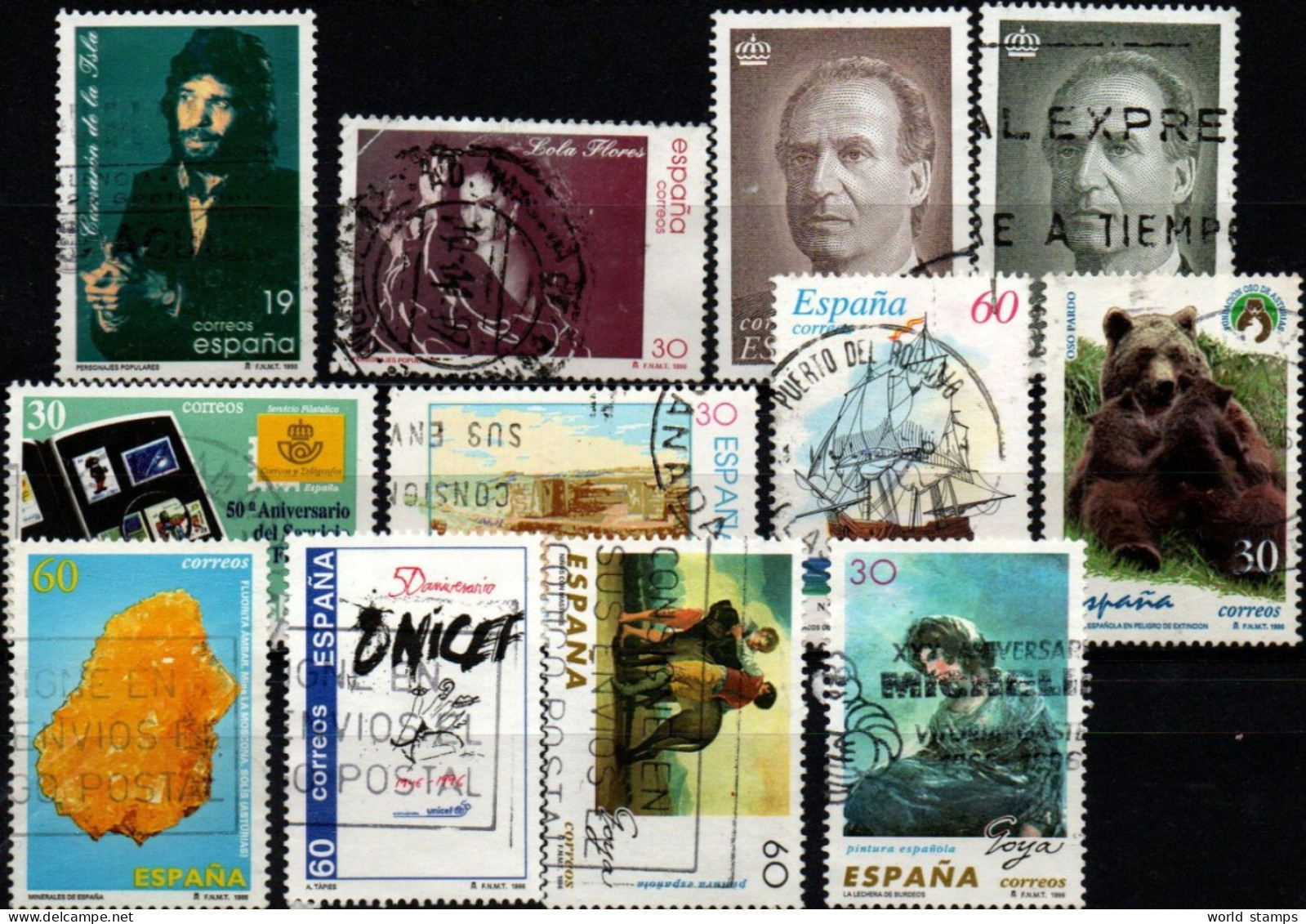 ESPAGNE 1996 O - Used Stamps