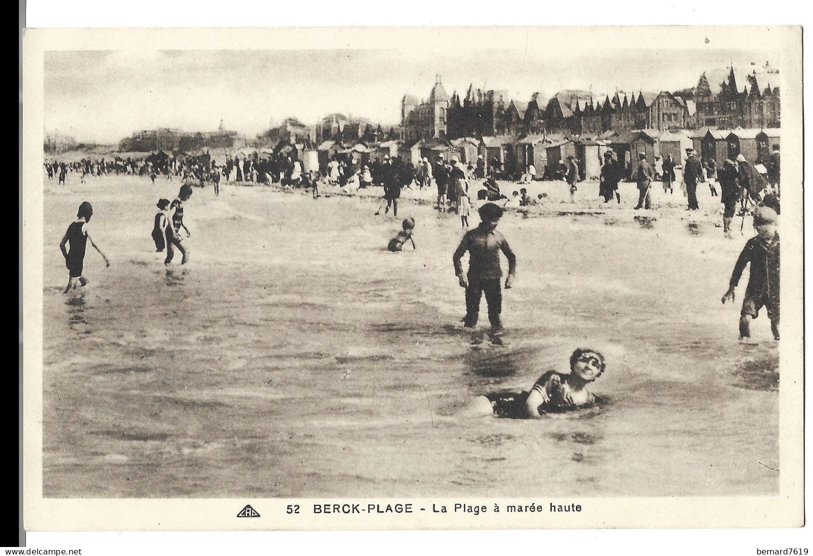 62 Berck Plage - La Plage A Maree Haute - Berck