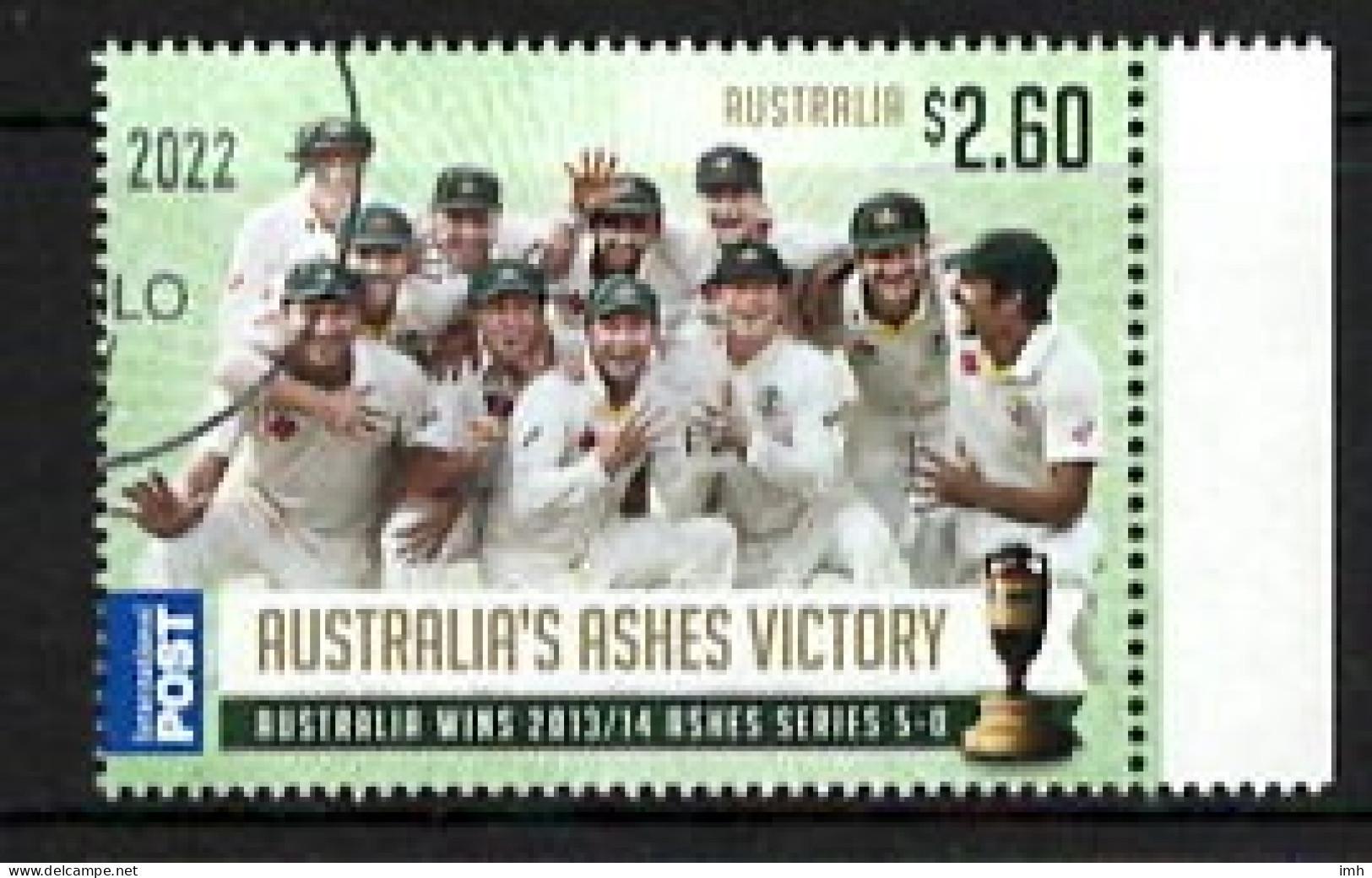 2014  Australia.  The Ashes Return, Victory. Fine Used. - Used Stamps