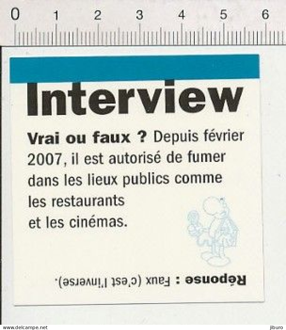 2 Vues Petite Fiche Question-Réponse Plus Belle La Vie Série Télévisée Quartier Du Mistral Marseille Loi Tabac IM 51-FL - Altri & Non Classificati