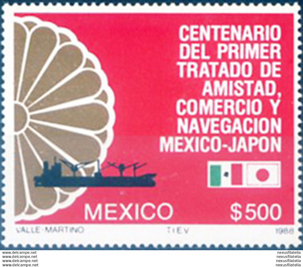 Trattato Con Il Giappone 1988. - Mexique