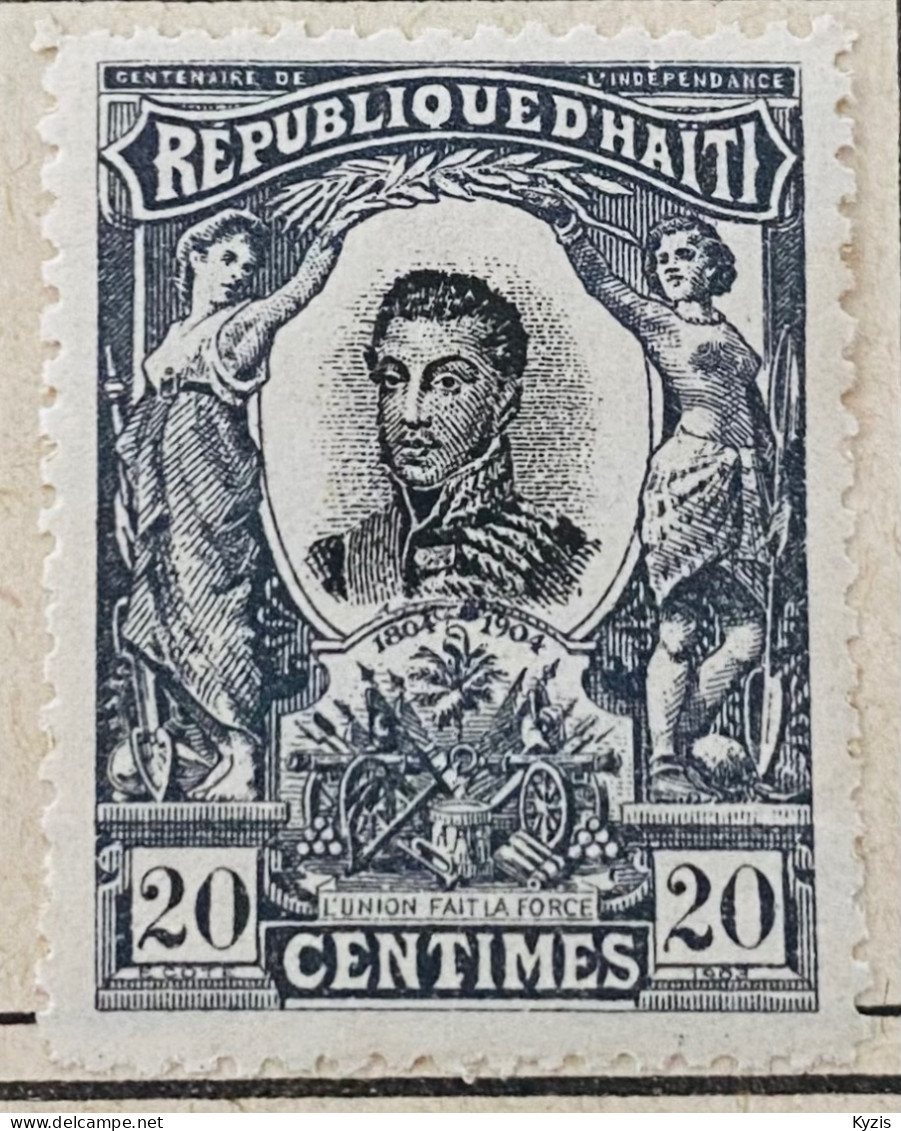 Haïti : 1904 Le 100e Anniversaire De L'indépendance - VARIÉTÉ - Haiti