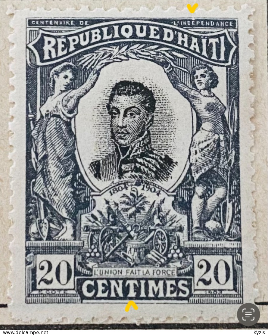 Haïti : 1904 Le 100e Anniversaire De L'indépendance - VARIÉTÉ - Haïti