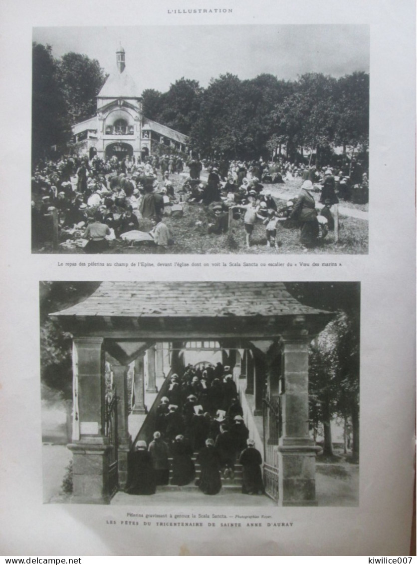 1924 Bretagne SAINTE ANNE D AURAY     Fetes Du Tricentenaire - Zonder Classificatie