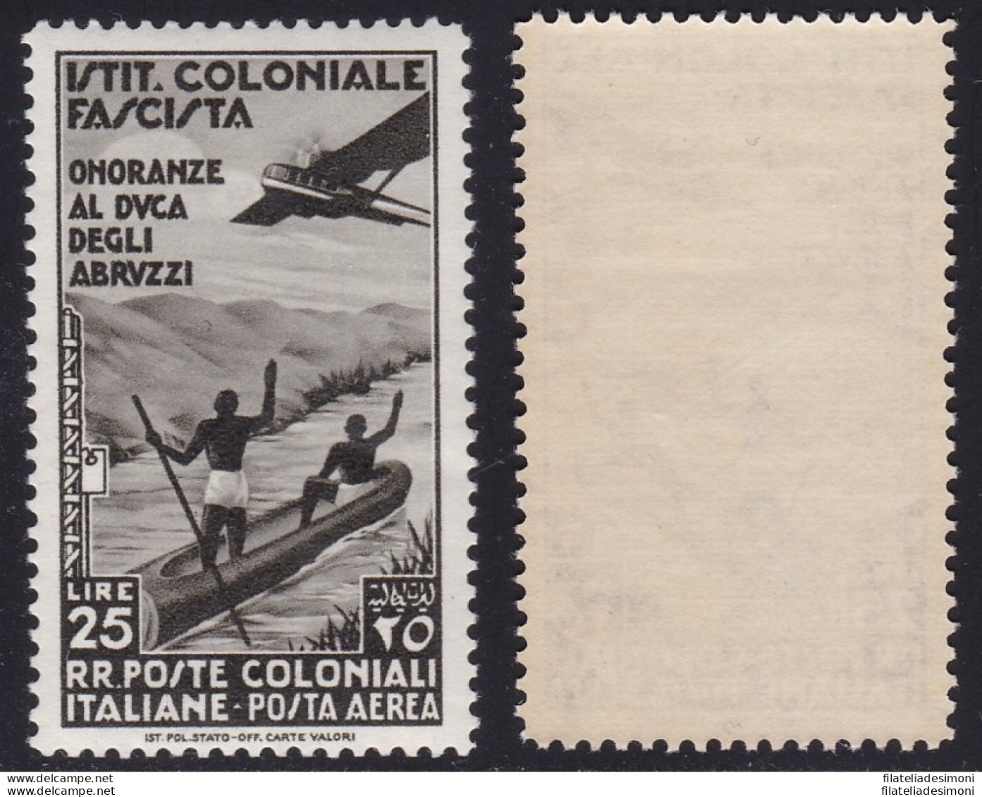 1934 COLONIE Emissioni Generali, PA 30  MNH/** - Amtliche Ausgaben