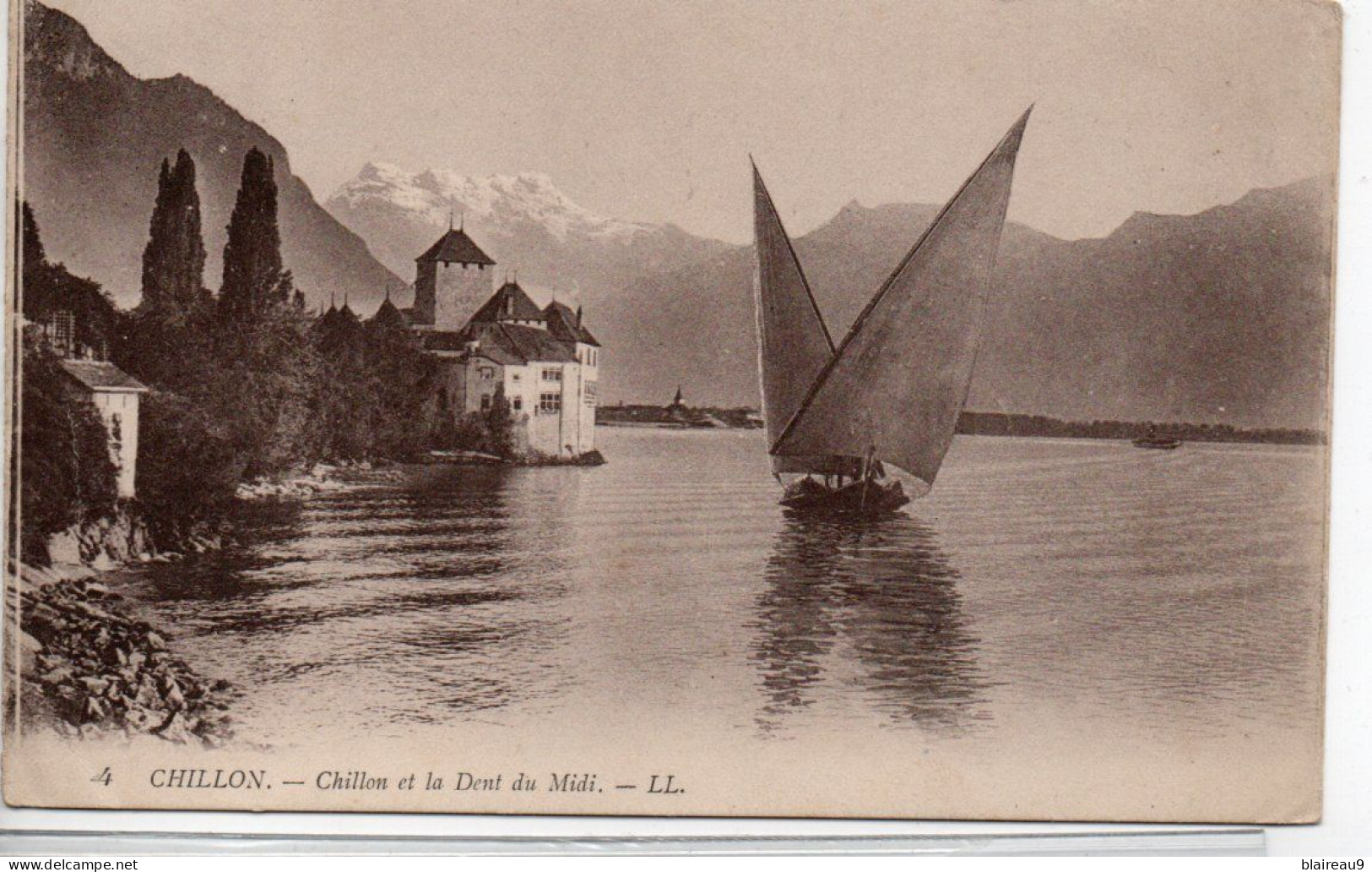 4 Chillon Chillon Et La Dent Du Midi - Andere & Zonder Classificatie