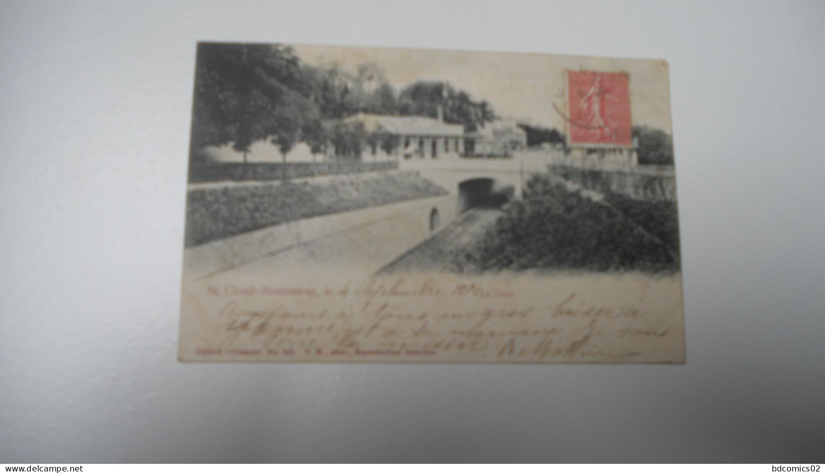 DEP 92 HAUT DE SEINE CARTE ANCIENNE EN N/BL SAINT CLOUD MONTRETOUT , LA GARE DE 1906 EDIT TRIANON N°843 ///BE - Saint Cloud