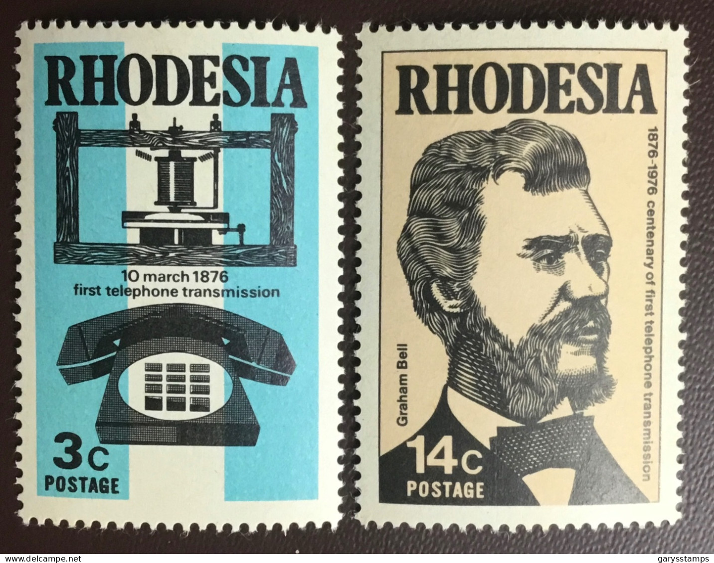 Rhodesia 1976 Telephone Centenary MNH - Rhodesien (1964-1980)