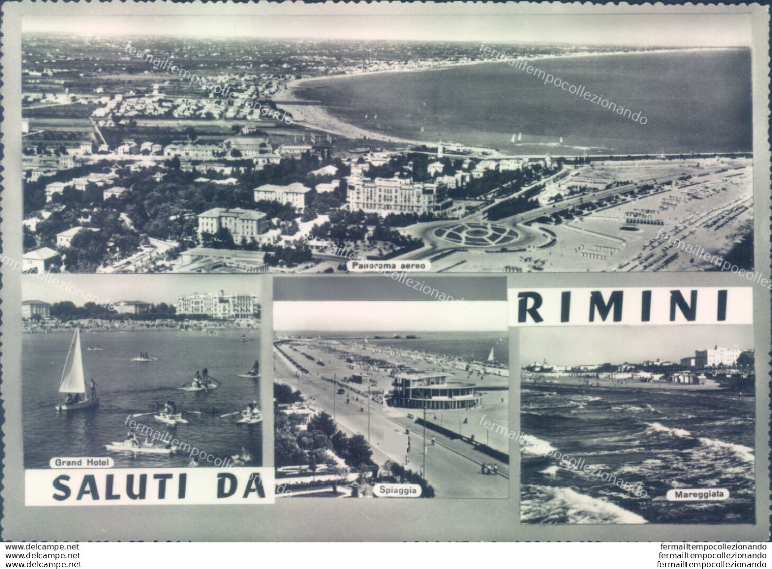 Ag692 Cartolina Saluti Da Rimini Citta' - Rimini