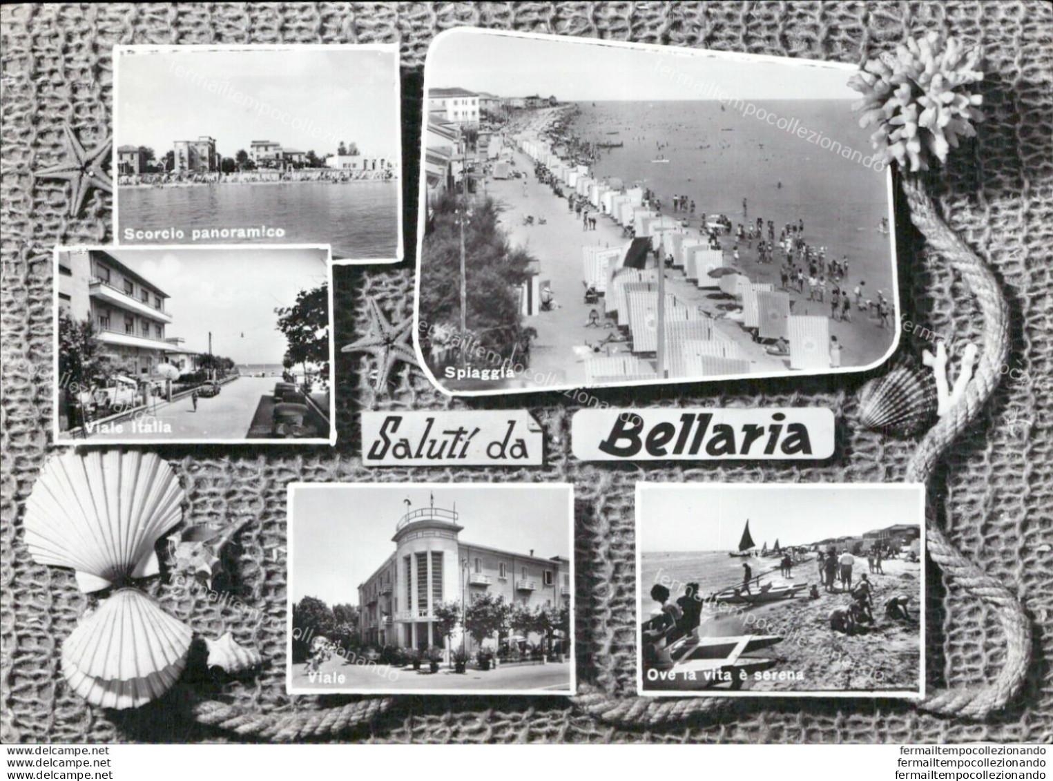 Am200 Cartolina Saluti Da Bellaria Provincia Di Rimini - Rimini