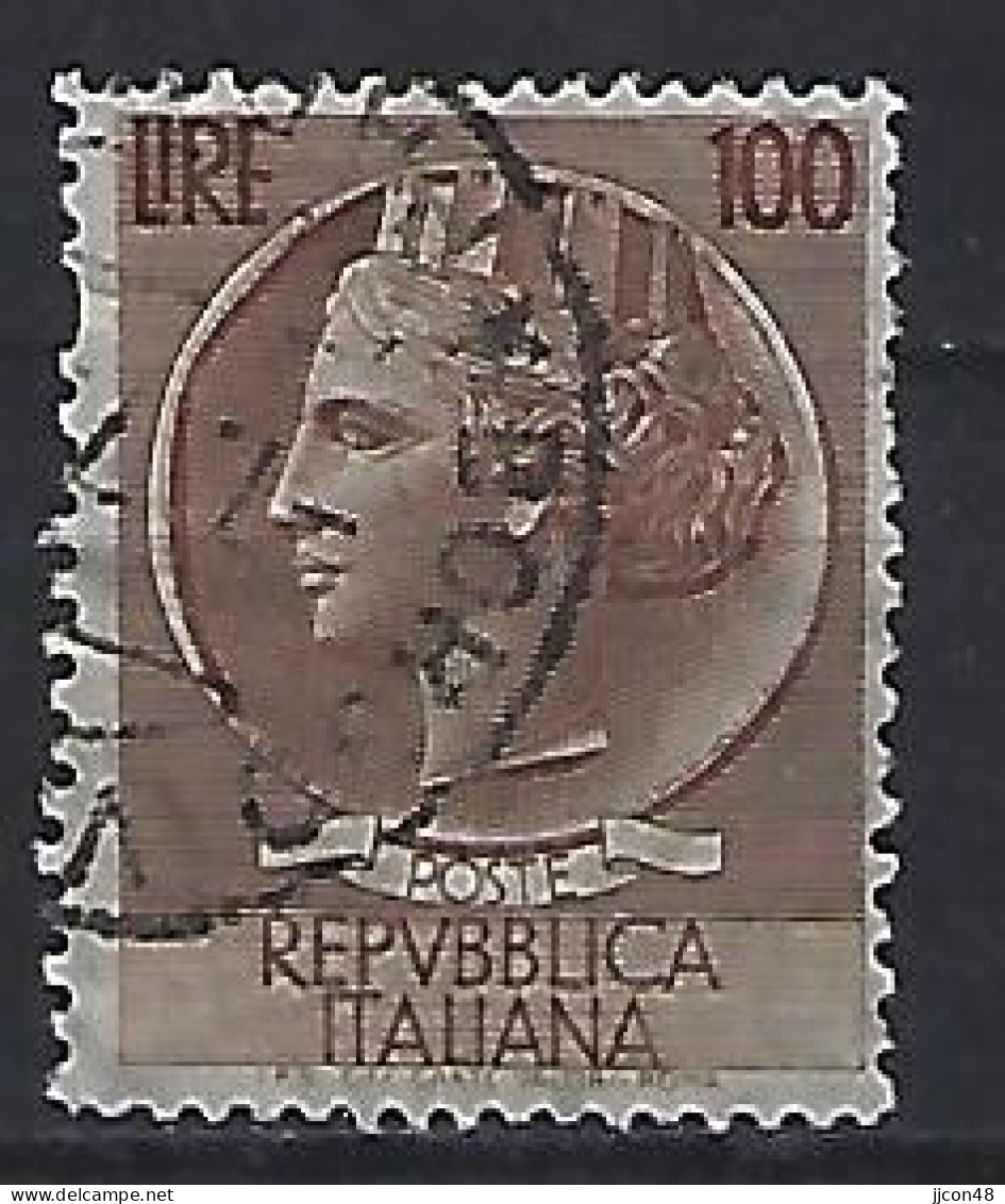 Italy 1955  Italia Turitta (o) Mi.955 C (Wk 4) Gez 13.25 X 12.25 - 1946-60: Usati