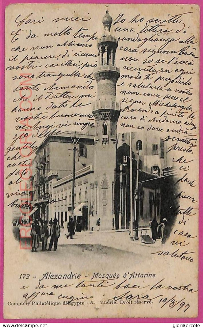 Ag2887 - EGYPT - VINTAGE POSTCARD - Alexandria, Mosquee D'Attarine - Alexandrië