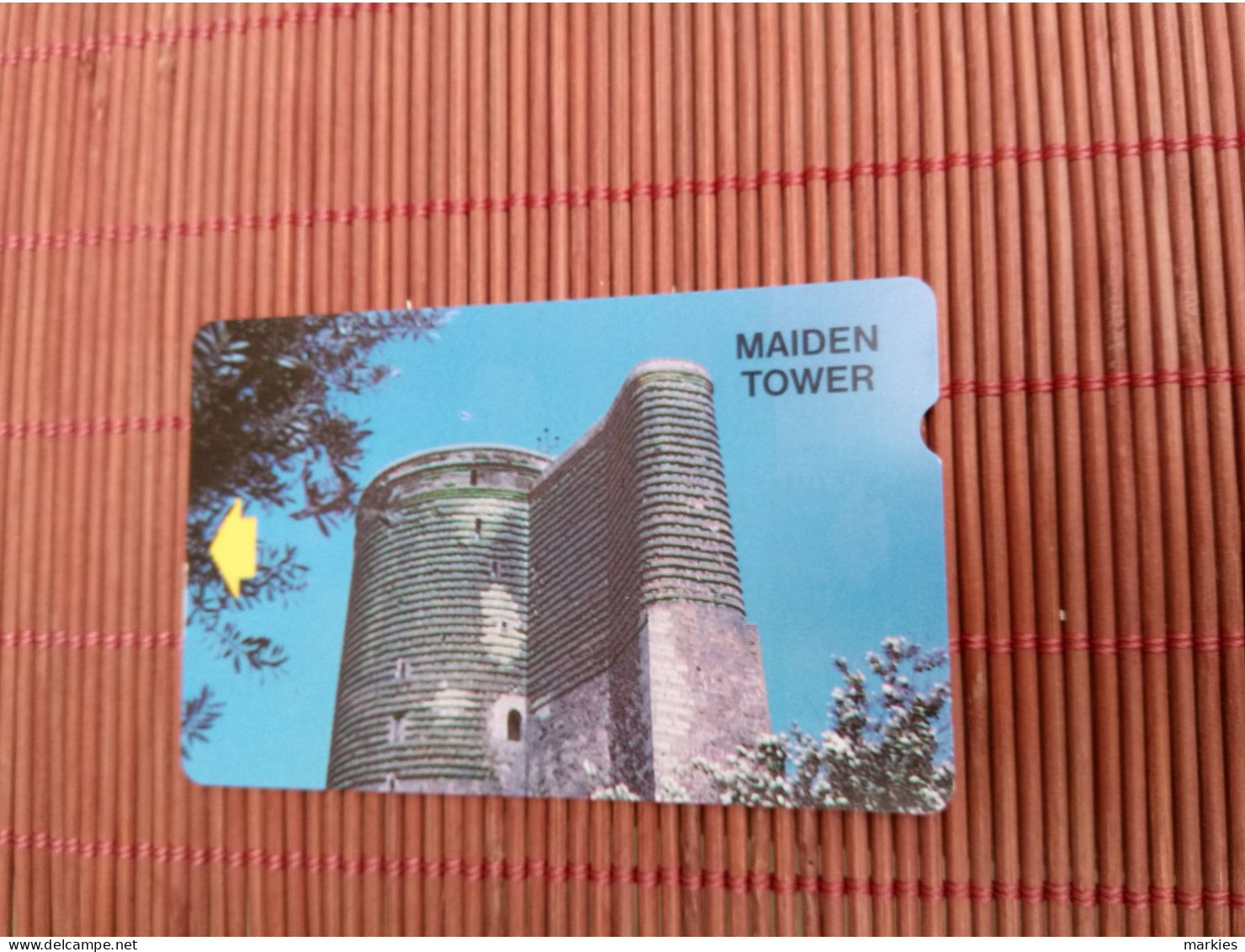 Phonecard Azerbaijan.  Maiden Tower 600 Units Used Rare - Azerbaiyan