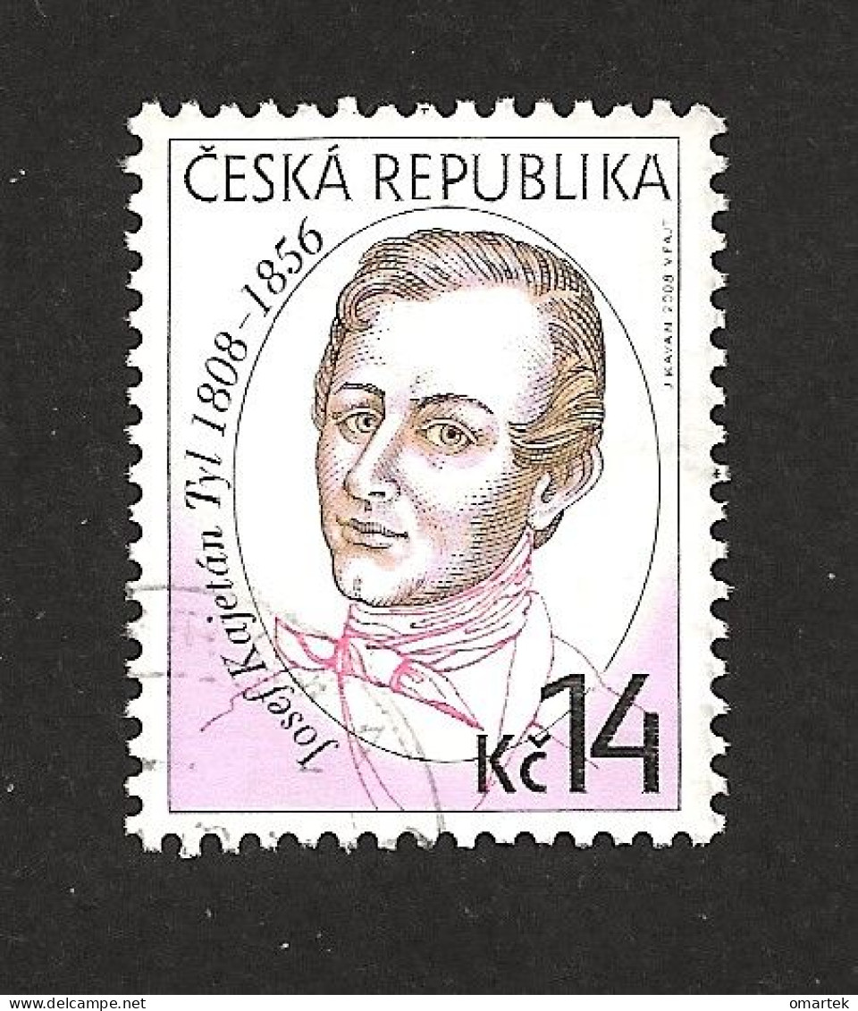 Czech Republic 2008 ⊙ Mi 541 Sc 3371 Josef Kajetán Tyl. Tschechische Republik C2 - Usati