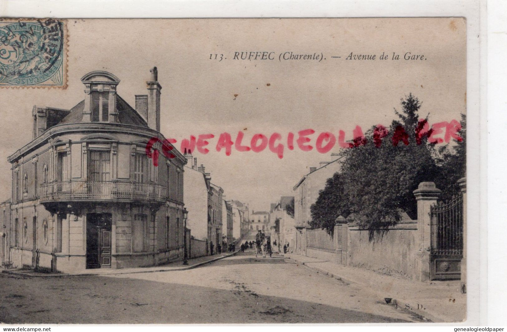 16- RUFFEC - AVENUE DE LA GARE - Ruffec