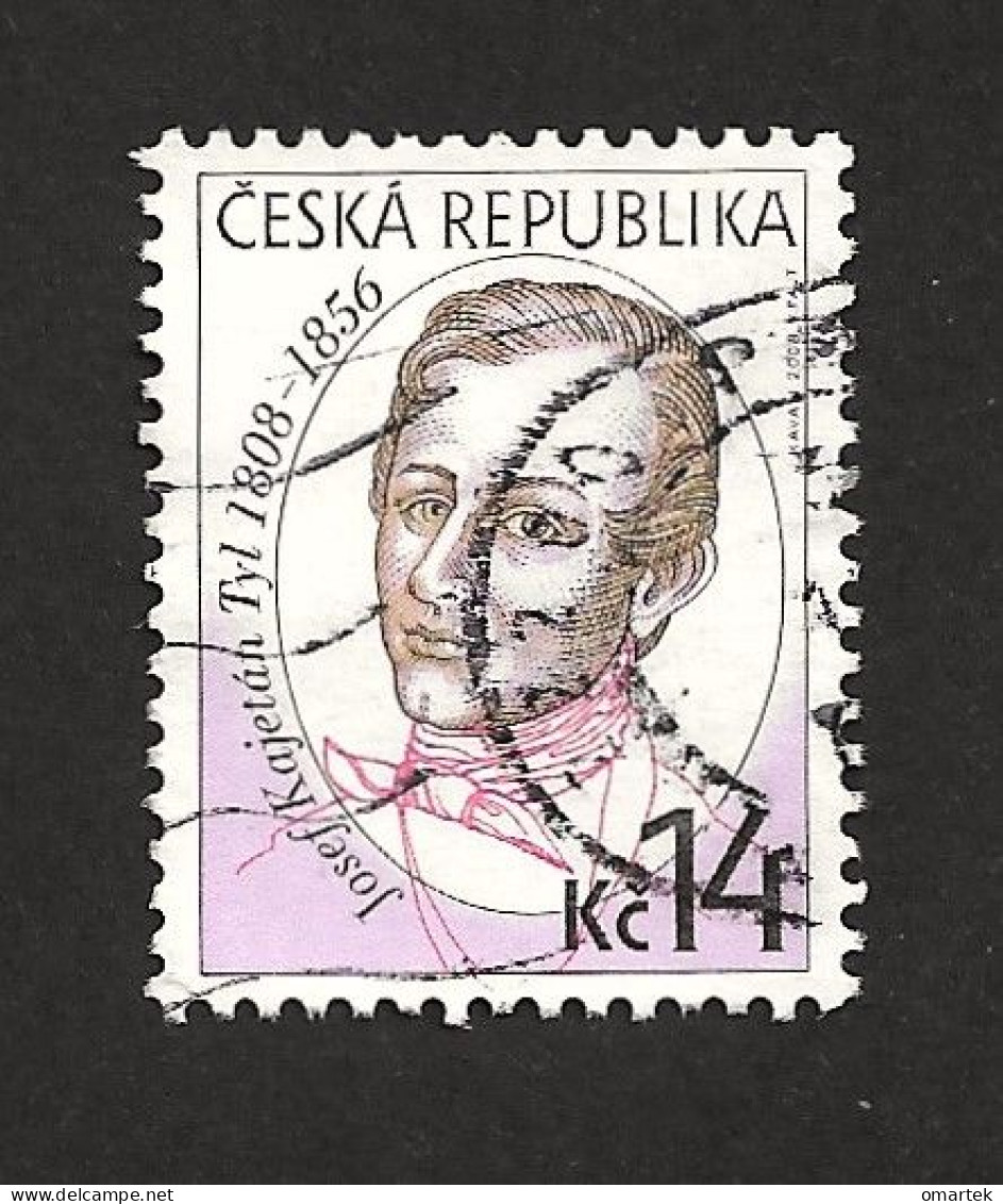 Czech Republic 2008 ⊙ Mi 541 Sc 3371 Josef Kajetán Tyl. Tschechische Republik C3 - Gebruikt