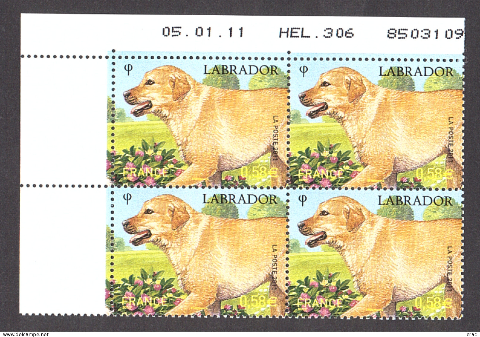 France - Coin Daté 05.01.11 Du N° 4545 - Neuf ** - Labrador - 2010-2019