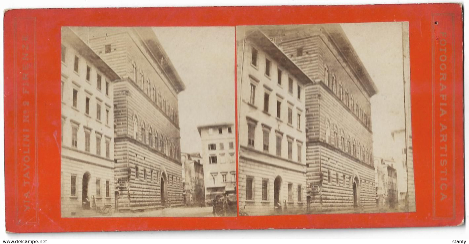 FIRENZE -  PALAZZO STROZZI - ITALIA - Stereoscopes - Side-by-side Viewers