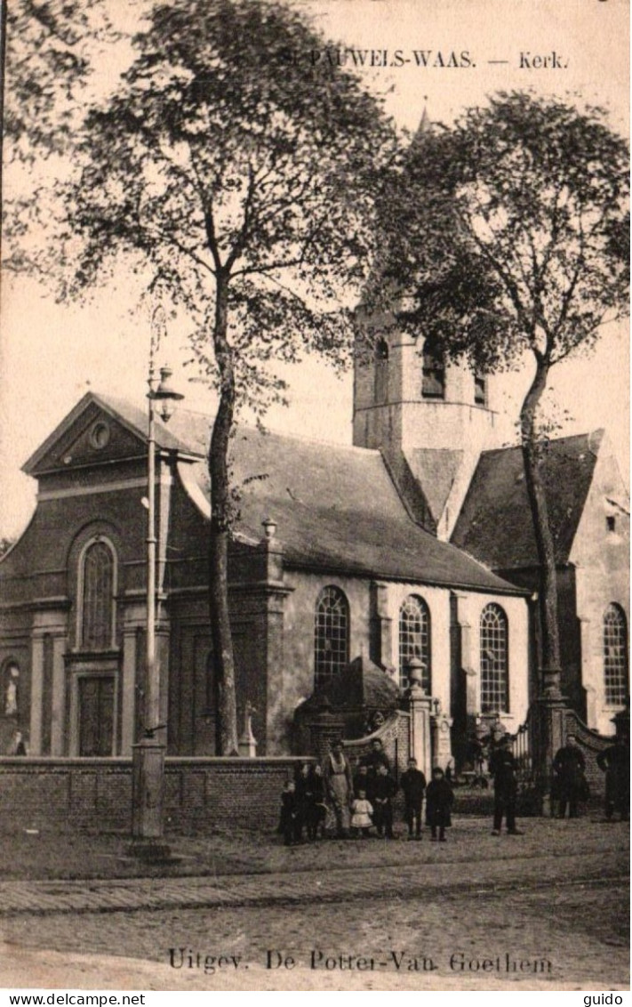 P111 SINT-PAUWELS : De Kerk, Animatie, Gelopen Kaart - Sint-Gillis-Waas