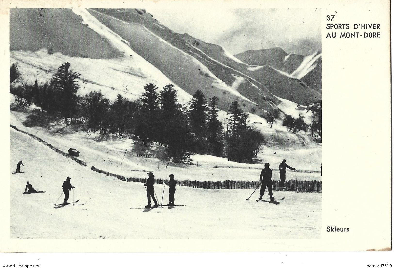 63  Le Mont Dore - Sports D'hiver - Skieurs - Le Mont Dore