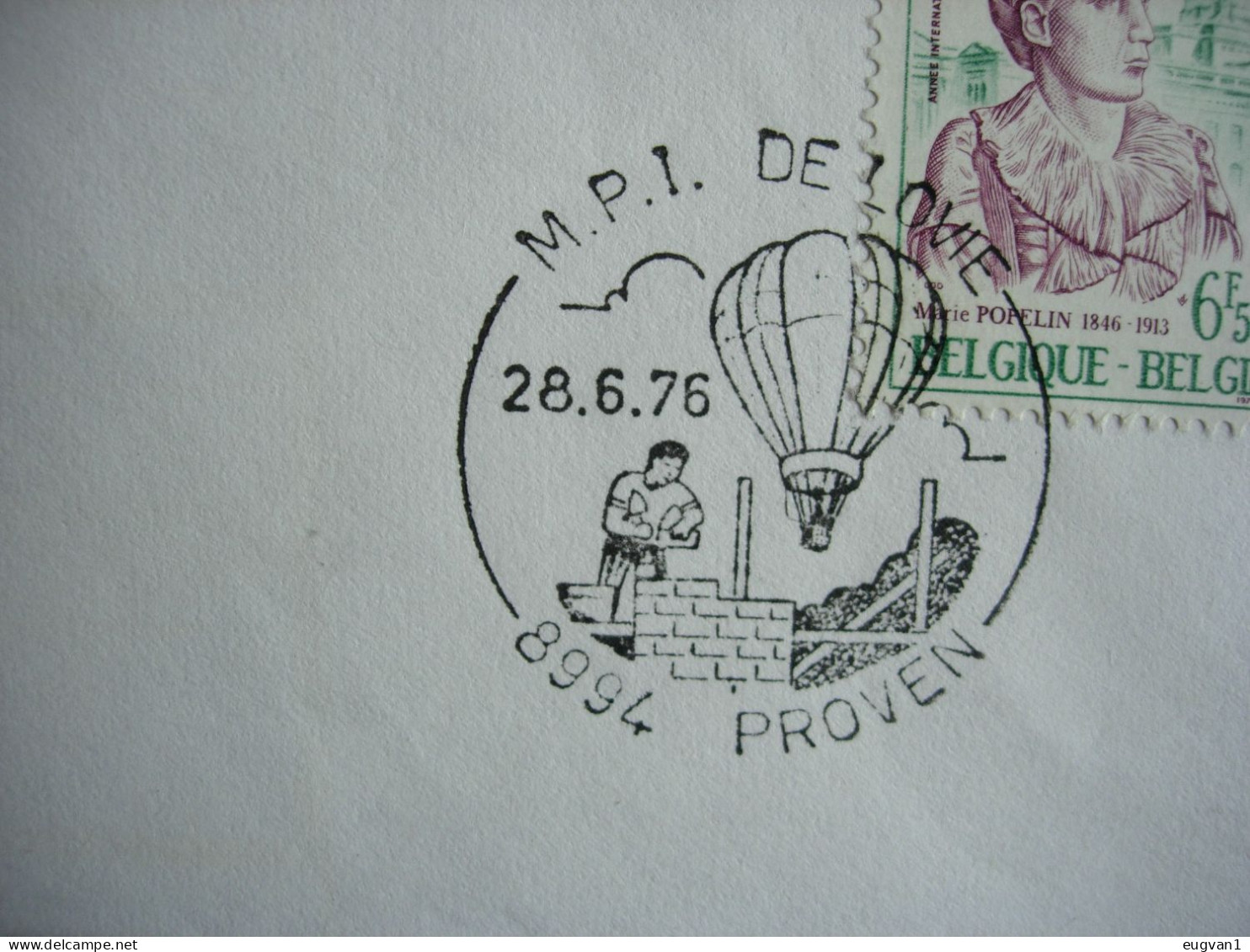 Belgique. Vol Par Montgolfière. Proven 24.6.1978 - Montgolfier