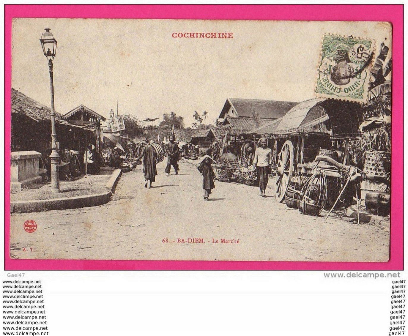 CPA (RÉF : VV633) Cochinchine (ASIE VIÊT NAM) (INDOCHINE) 68 - BA-DIEM Le Marché - Viêt-Nam