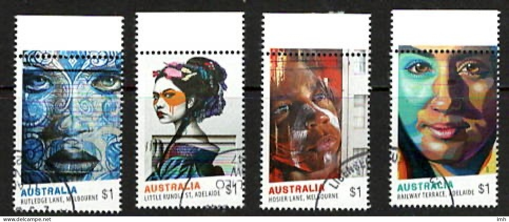 2017  Australia.  Street Art Complete Set.  Fine Used. - Oblitérés