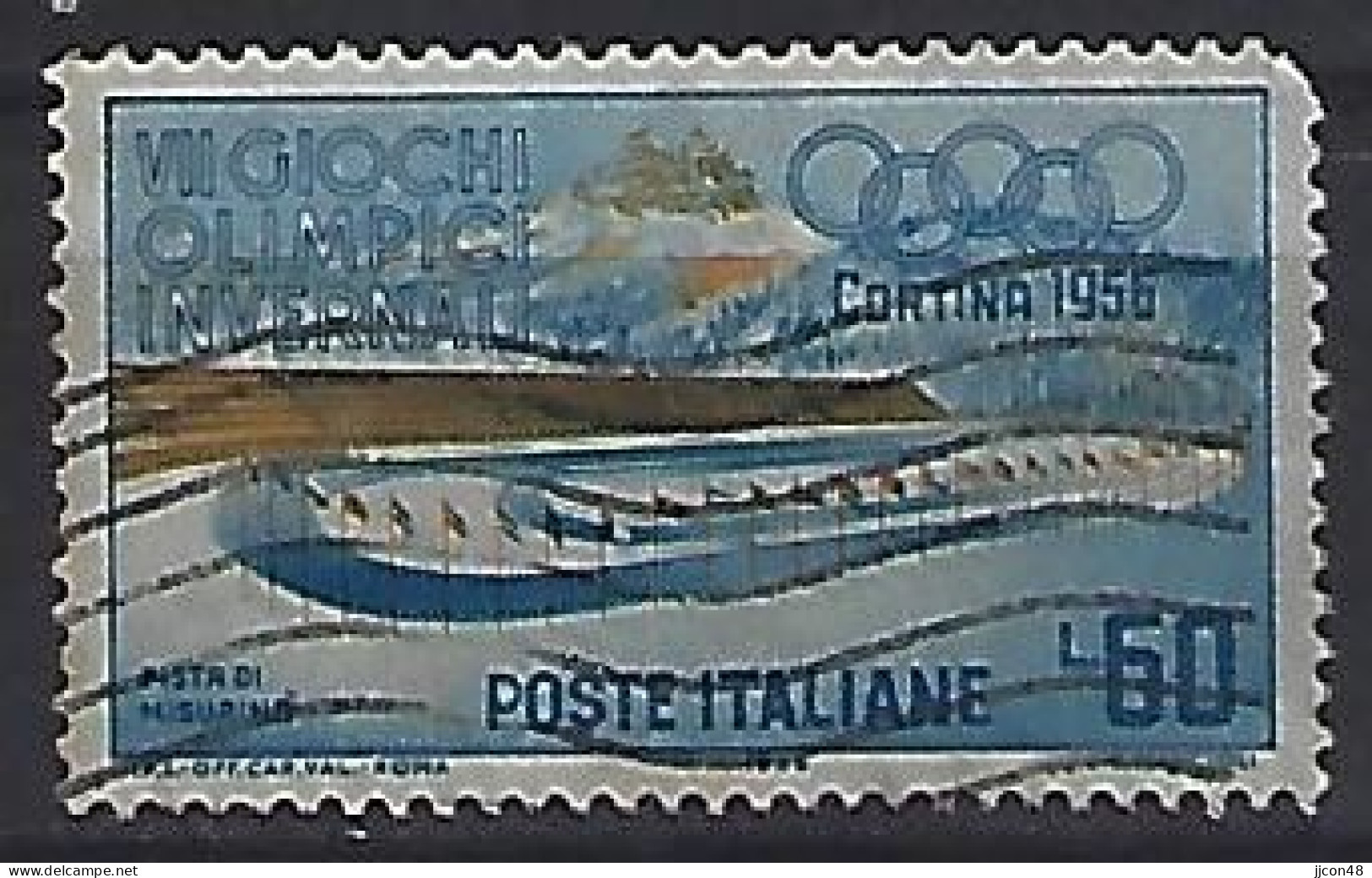 Italy 1956  Olympische Winterspiele (o) Mi.961 - 1946-60: Oblitérés