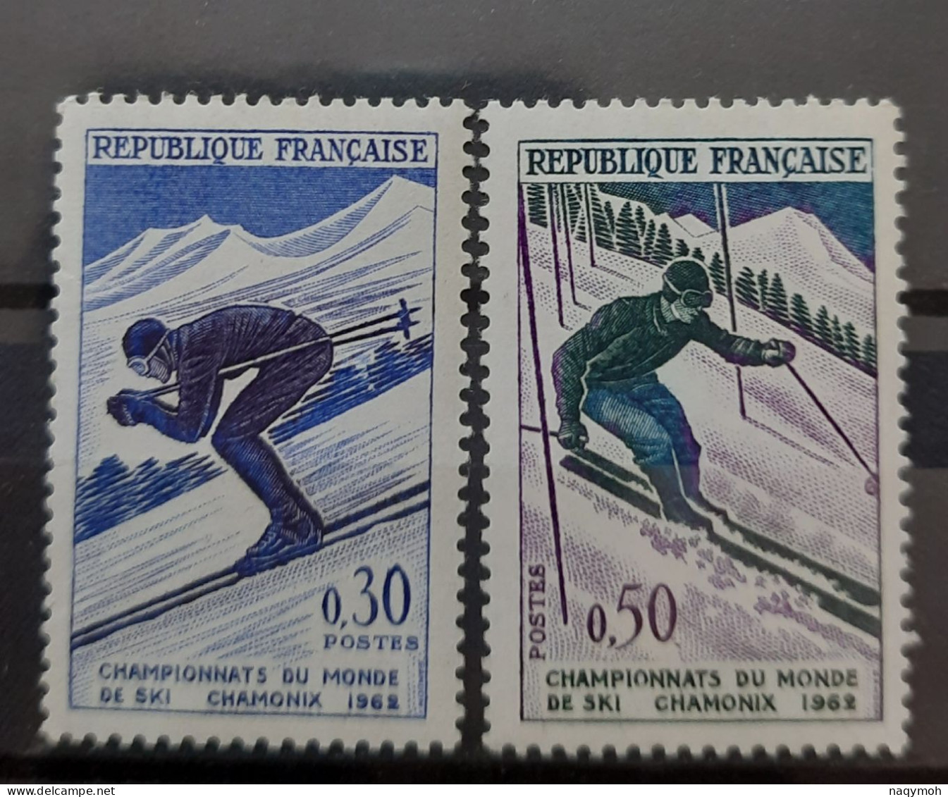 France Yvert 1326-1327** Année 1962 Série Complète MNH. - Unused Stamps