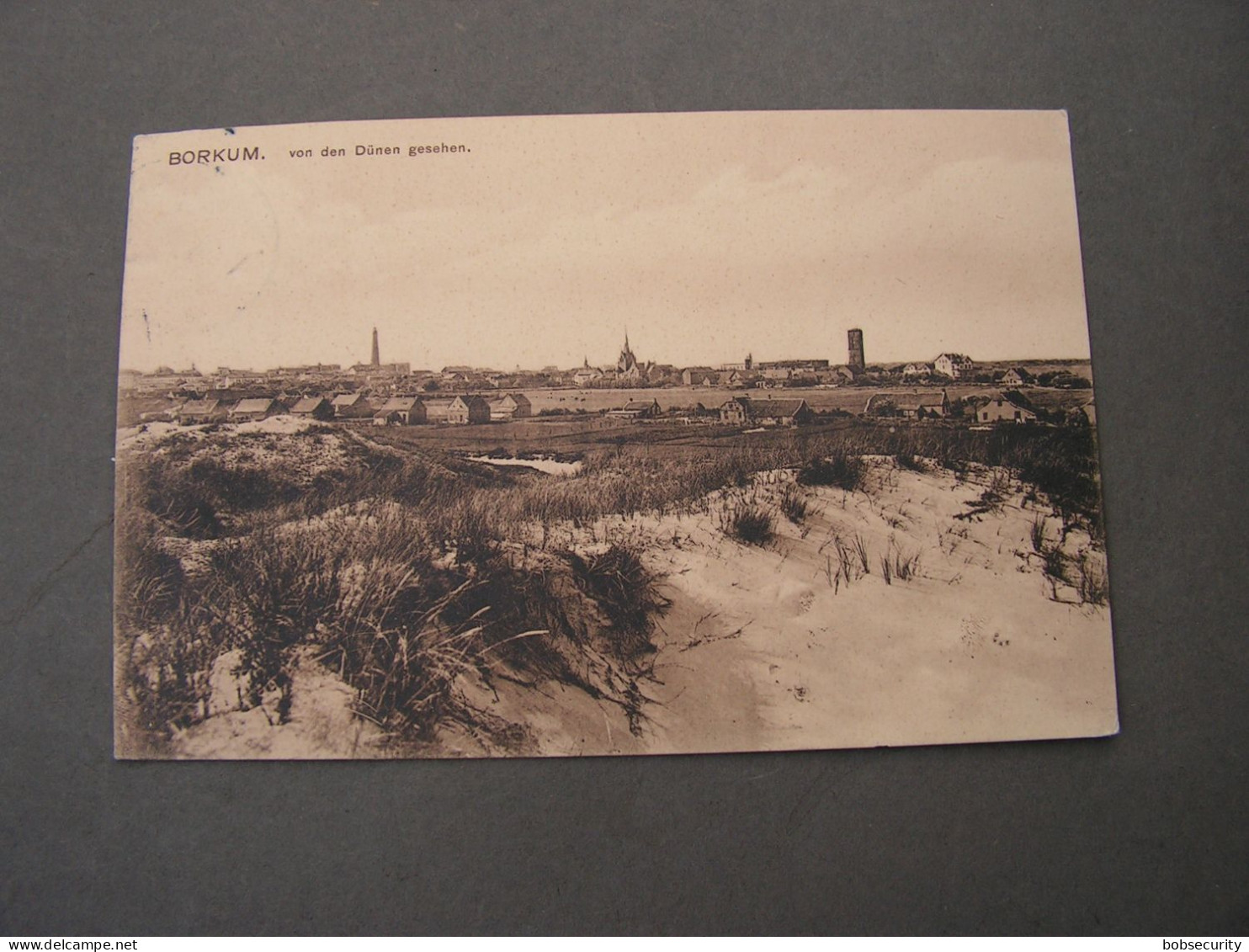 Borkum , Alte Karte  1910 - Leer