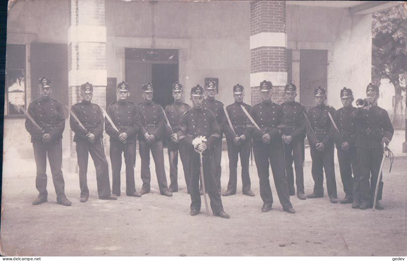 Armée Suisse, Caserne Bière Année 1900-20, Groupe De Militaires, Photo Jotterand Bière (2450) - Kasernen