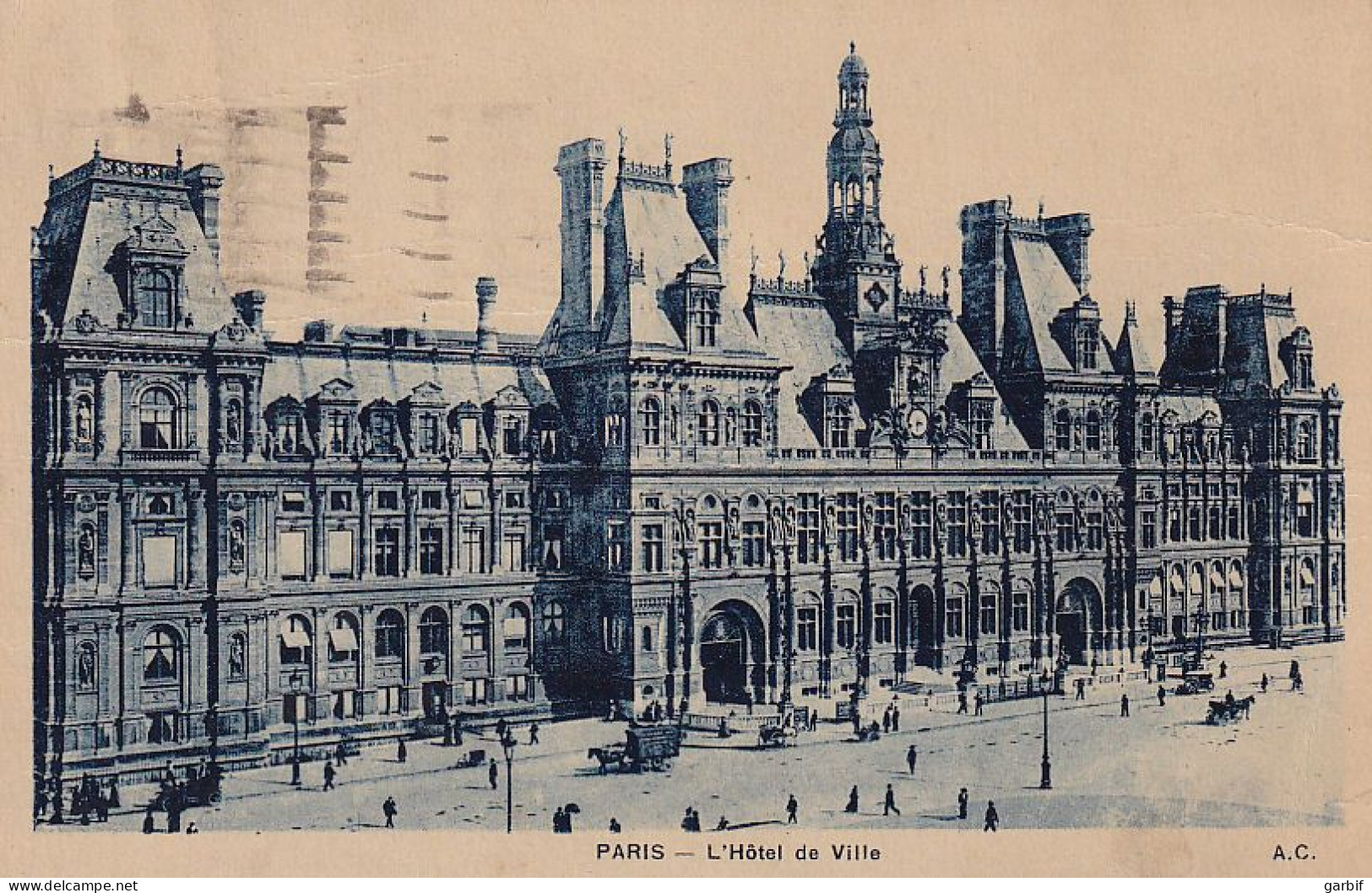 France - Paris - L'Hotel De Ville - Cpa Vg1936 - Andere Monumenten, Gebouwen