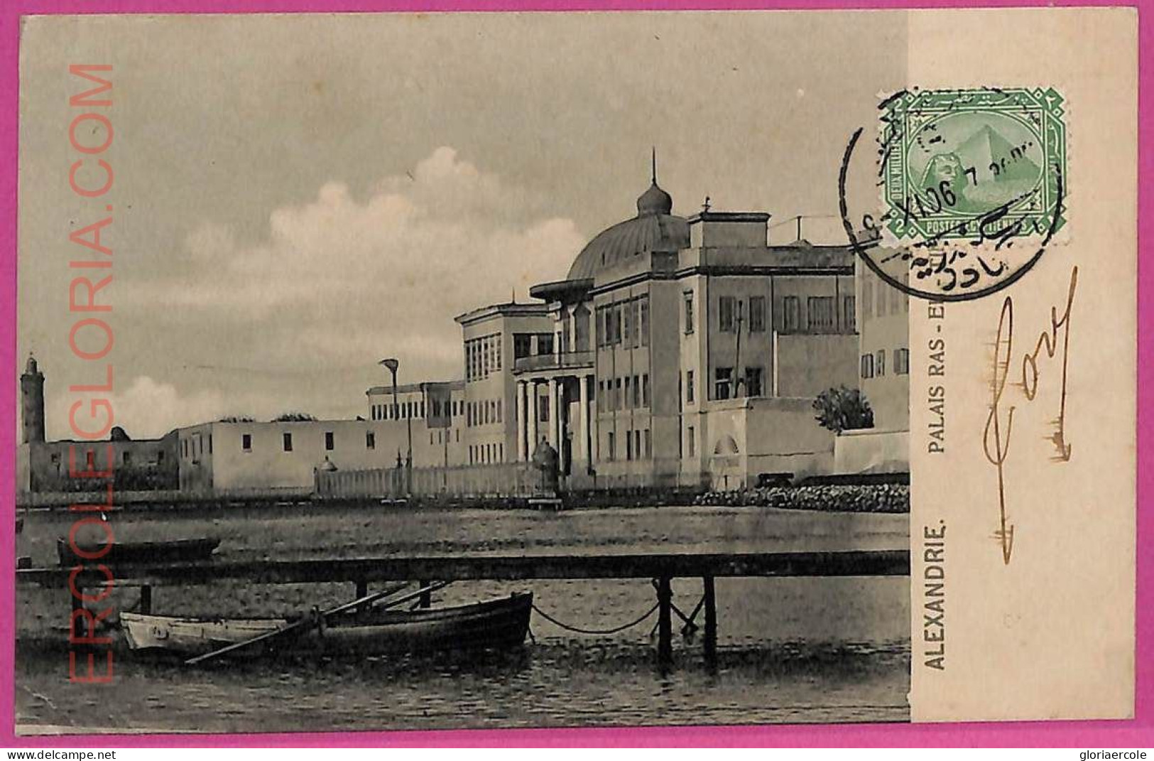 Ag2901 - EGYPT - VINTAGE POSTCARD - Alexandrie - 1906 - Alexandria