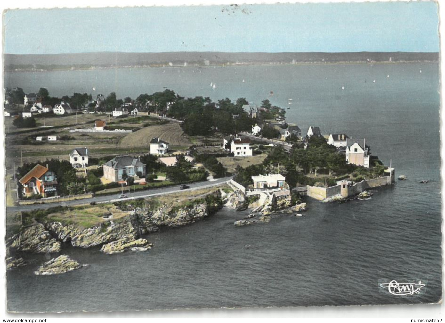 CPSM LE POULIGUEN - Pointe De Penchateau - Ed. CIM N°255-98 A - Année 1962 - Le Pouliguen