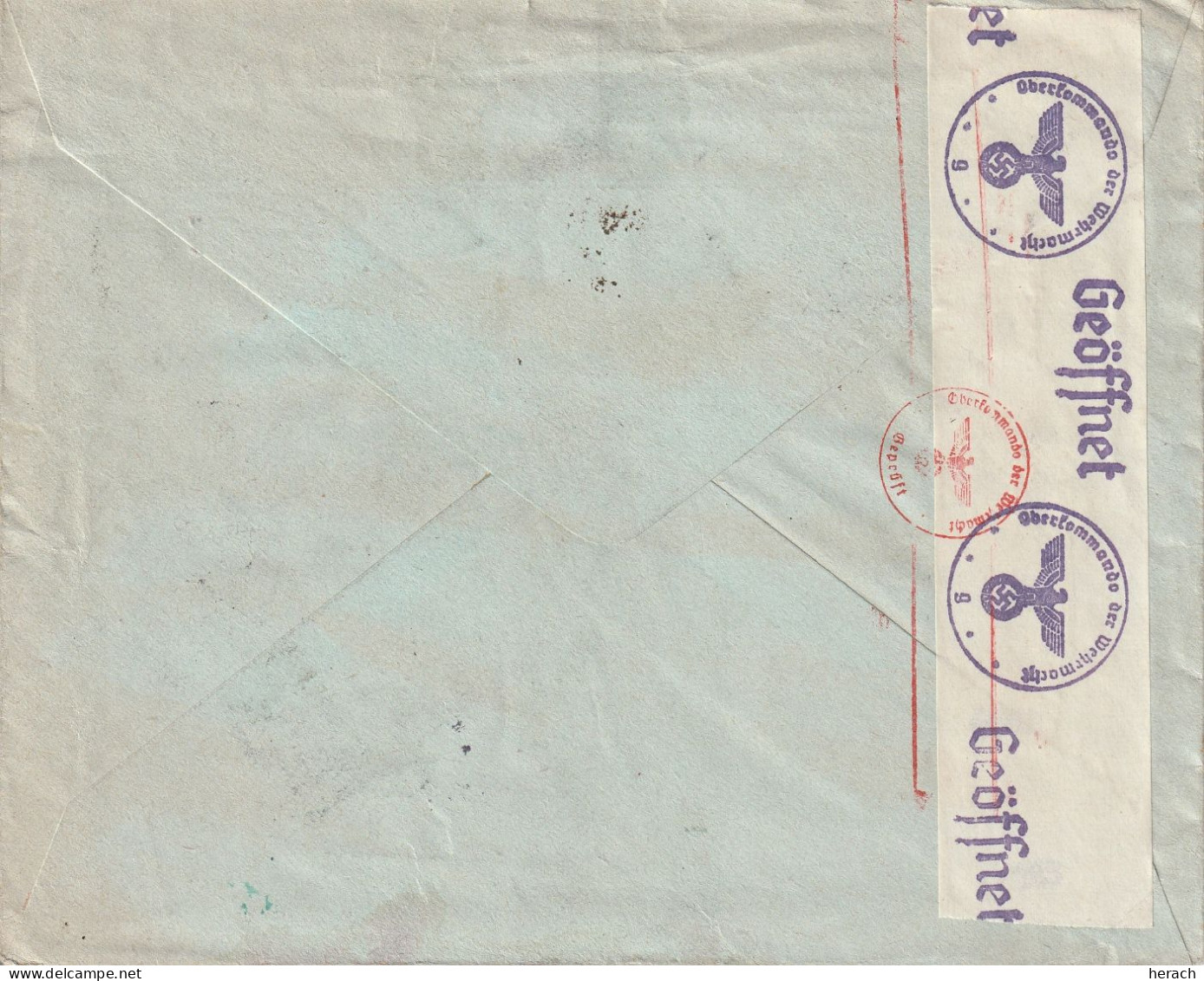 Roumanie Lettre Censurée Pour L'Allemagne - World War 2 Letters